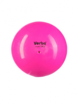 Мяч Verba Sport 17см однотонный розовый