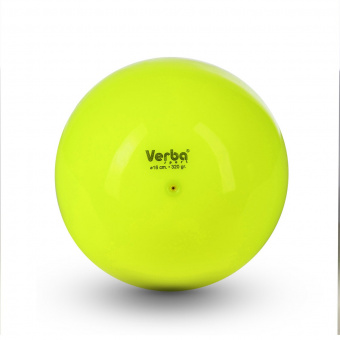 Мяч Verba Sport 16см однотонный лимонный
